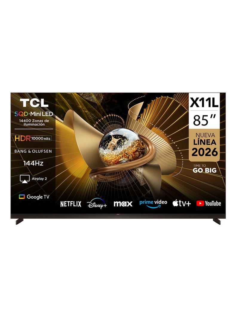 TCL SQD Mini LED Smart TV 85'' 4K UHD 85X11L