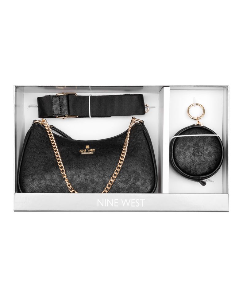 Cartera Crossbody Luela Bag Duo Boxed 2 en 1 Negro