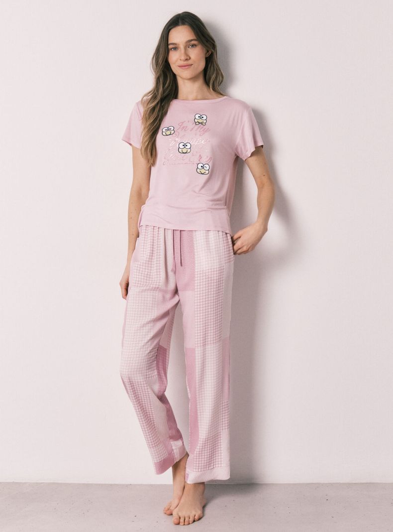 Pijama Largo Keroppi Patchwork