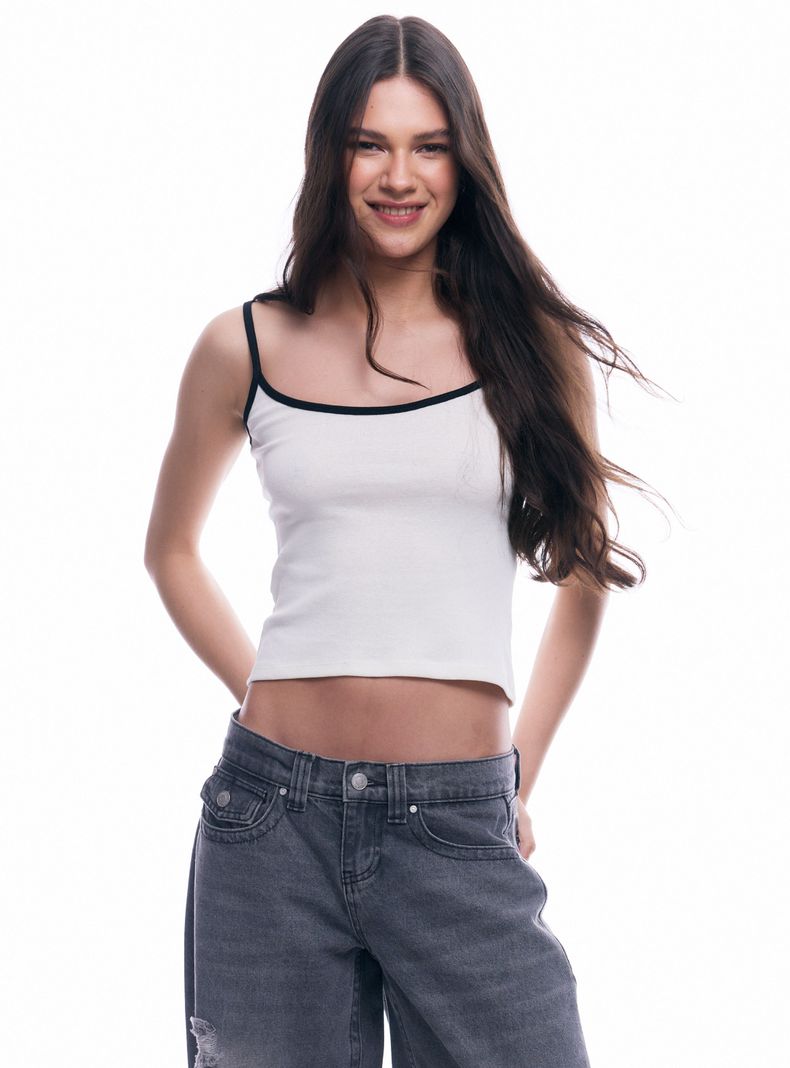 Polera Tiritas Ajustada