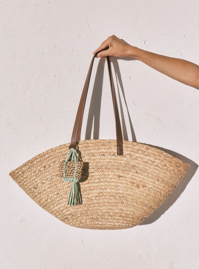 Bolso Capazo Rafia Natural