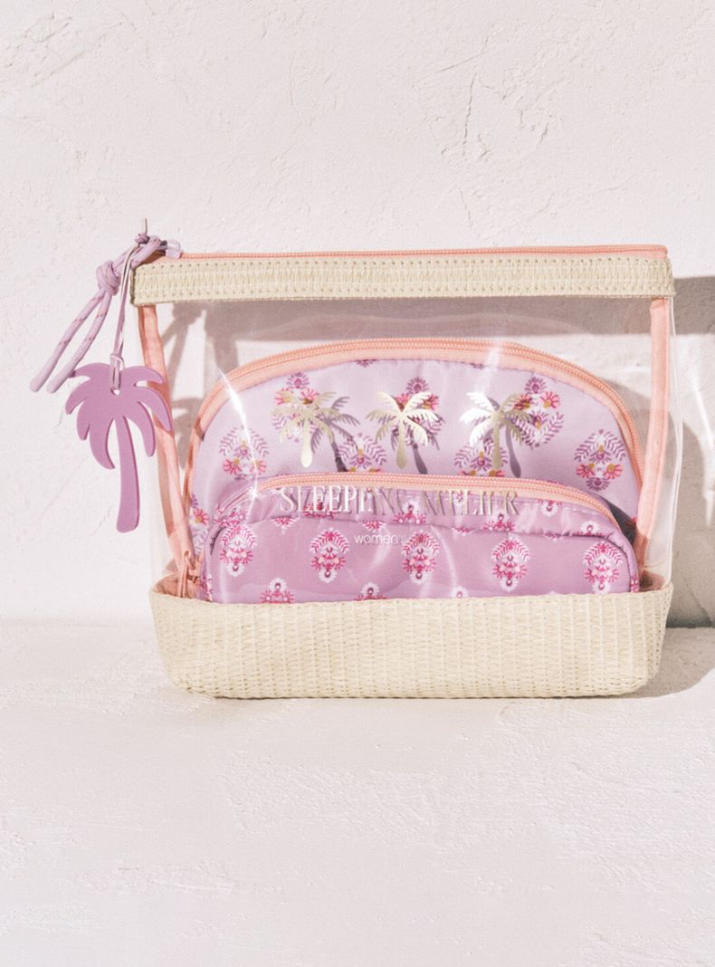 Pack 3 Neceser Transparente y Estampados