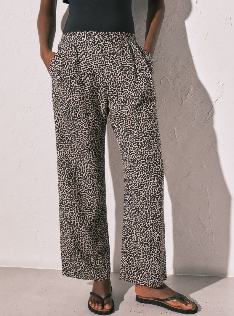 Pantalón Fluido Animal Print