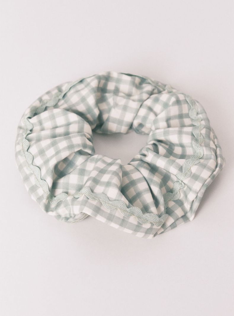 Maxi Scrunchie Vichy Verde