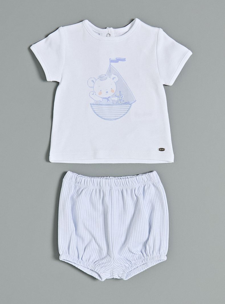 Conjunto Polera y Short de Algodón Niño