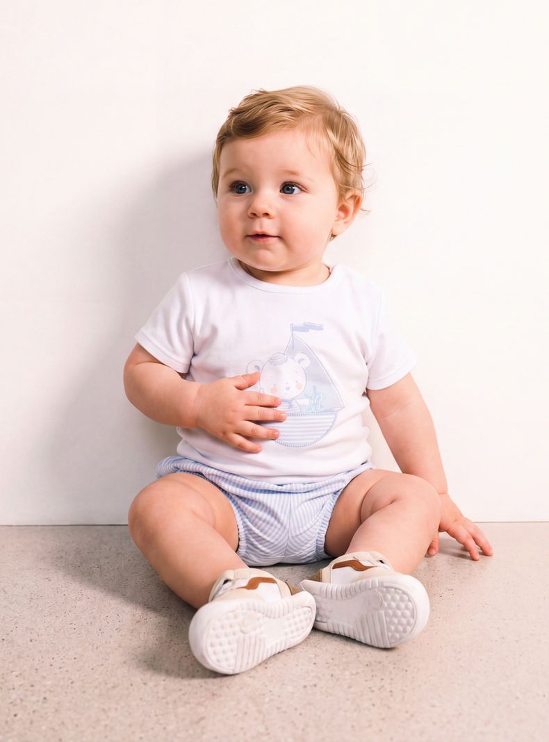 Conjunto Polera y Short de Algodón Niño