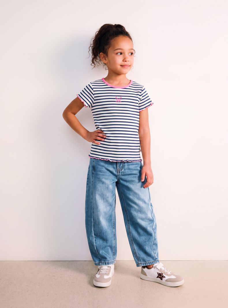 TRIBU JEANS BARREL DENIM NIÑA