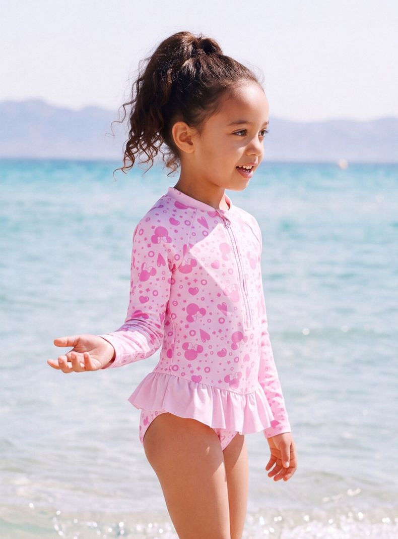 Traje de Baño Minnie Mouse con Cierre