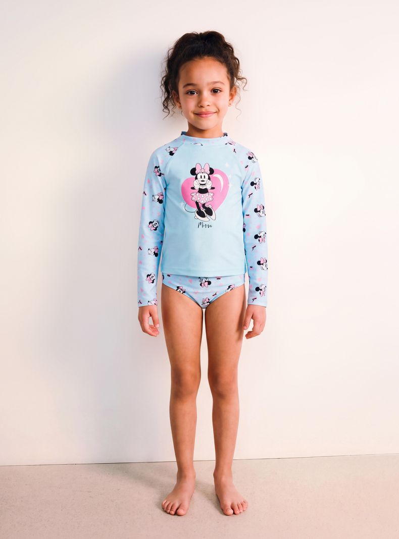 Traje de Baño con Polera Minnie Mouse