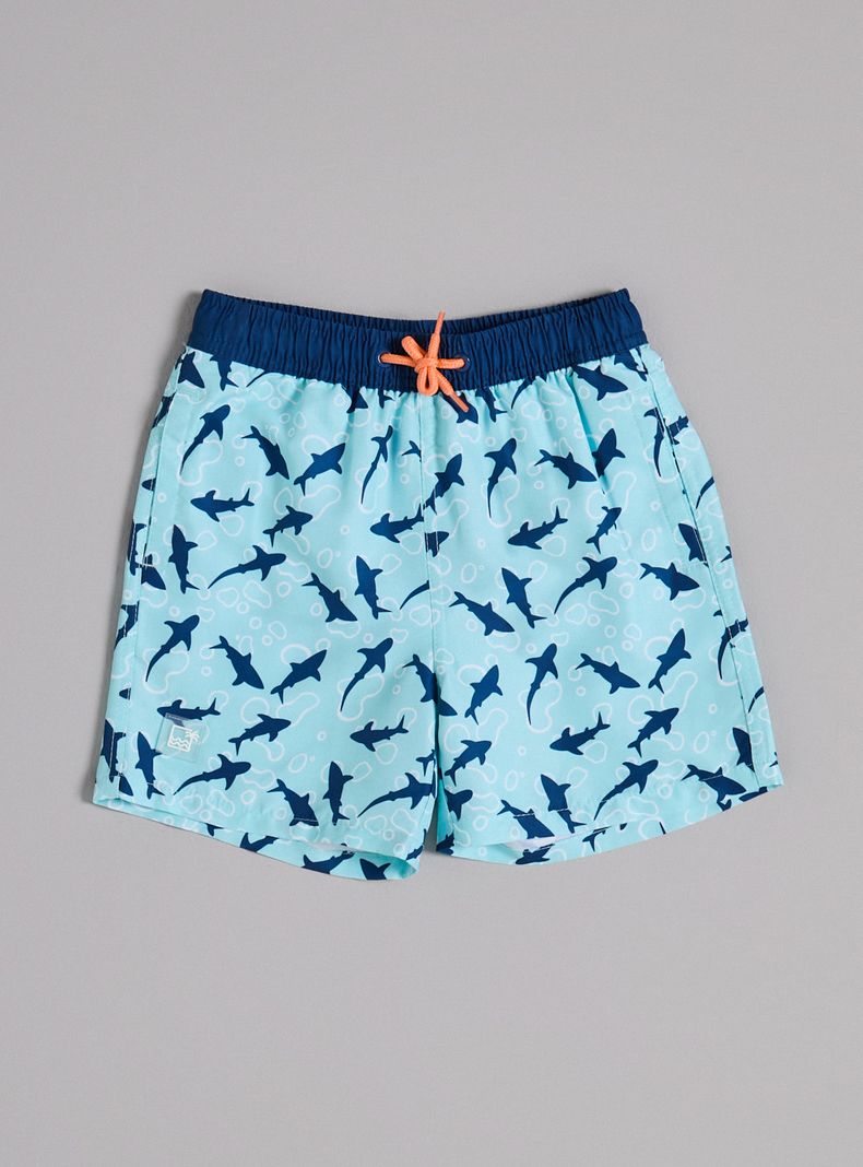 Traje de Baño Regular Fit con Diseño Estampado