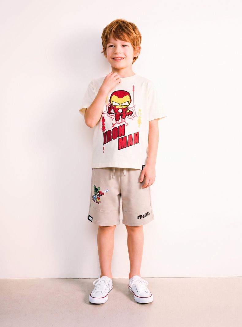 Short Estampado Superhéroes Avengers
