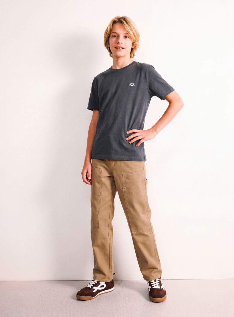 Pantalón Diseño Tipo Carpintero Niño