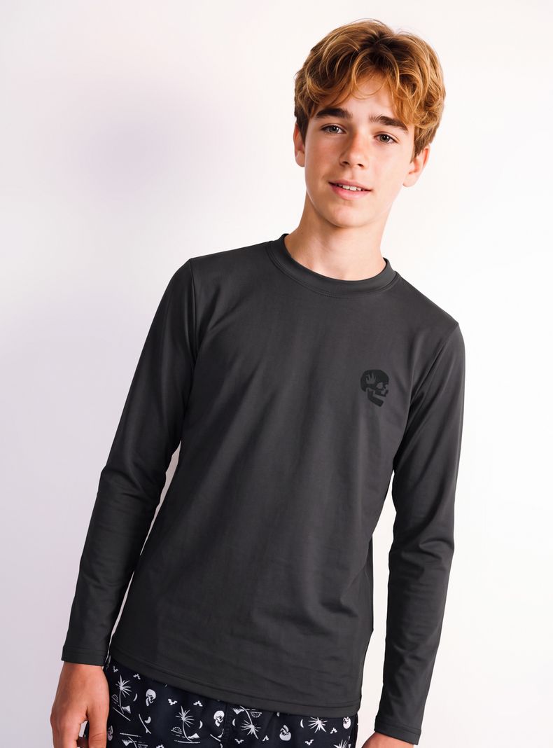 Polera UV Color con Diseño Calavera