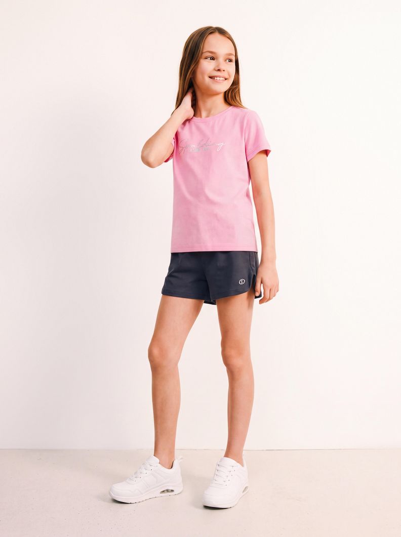 Short de Buzo Mini Logo Niña