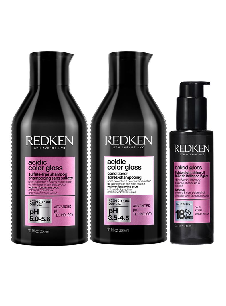 Set Brillo Intenso Cabello con Color ACG + NK Gloss