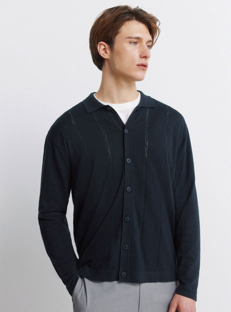 Chaleco Botones Cuello Polo