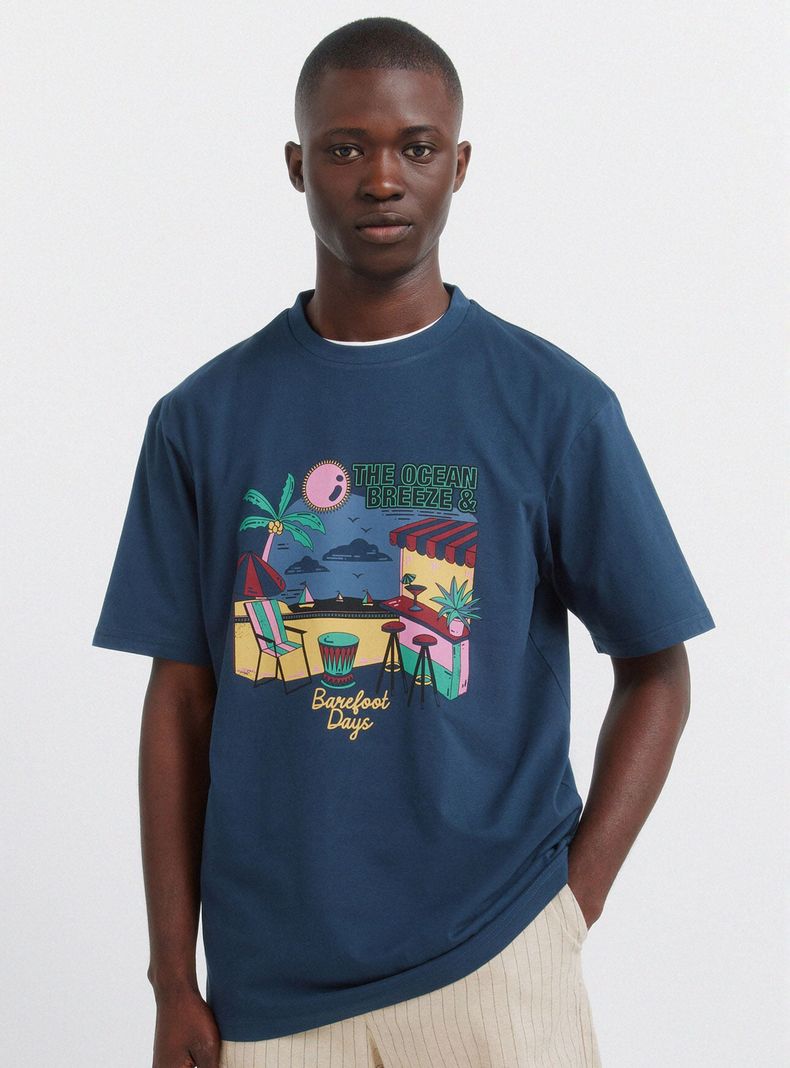 Polera The Ocean Cuello Redondo