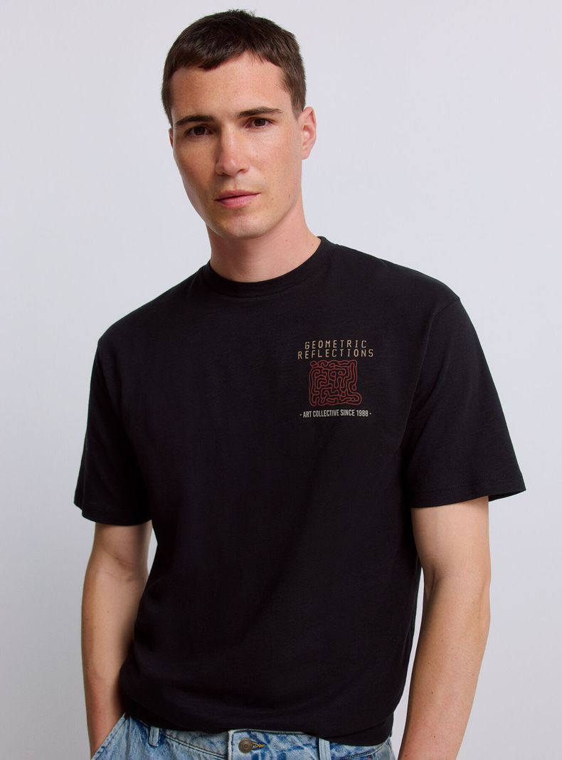 Polera Raw Geometric