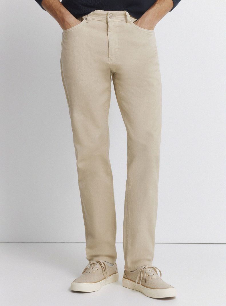 Pantalón 5 Bolsillos Lavado Slim Fit