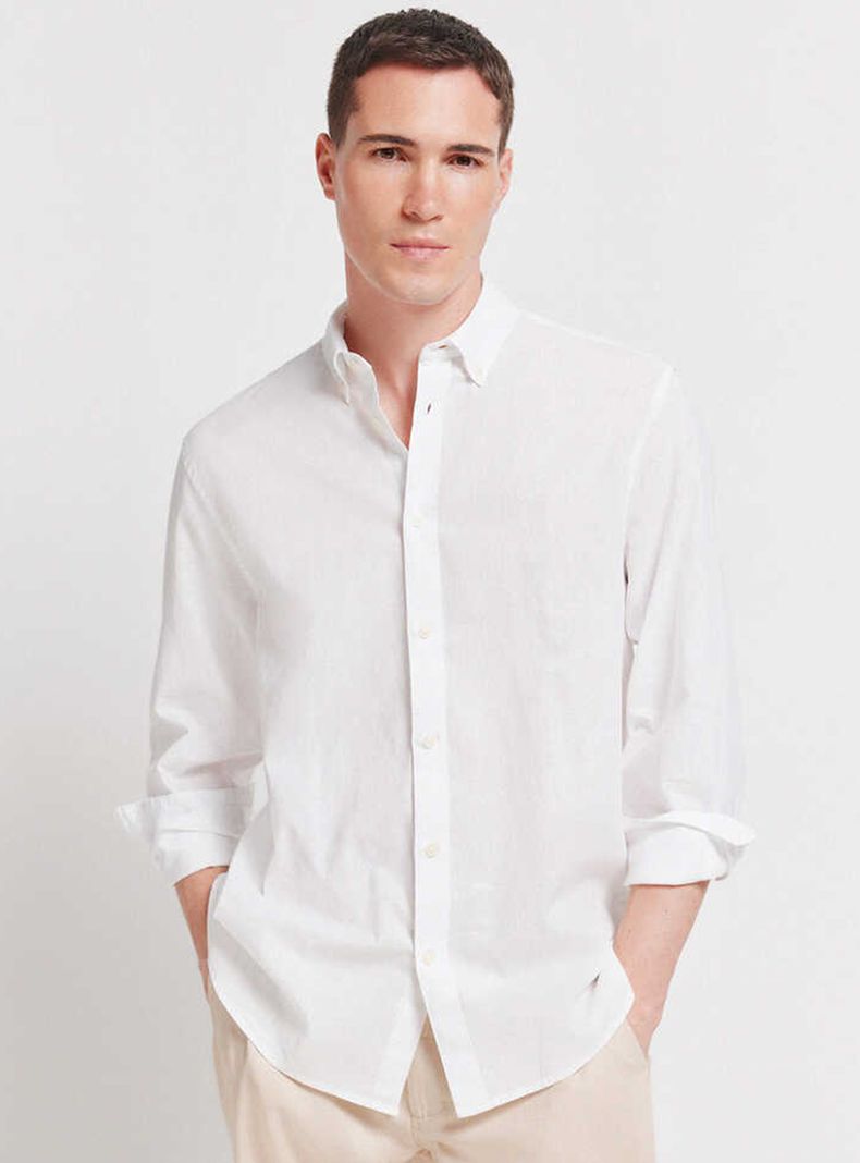 Camisa de Lino Casual