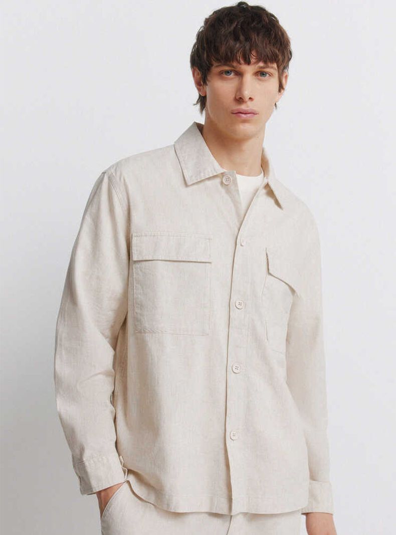 Camisa Lino Overshirt