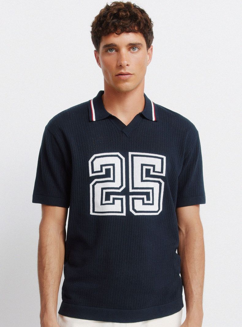 Polera Polo Fútbol Número