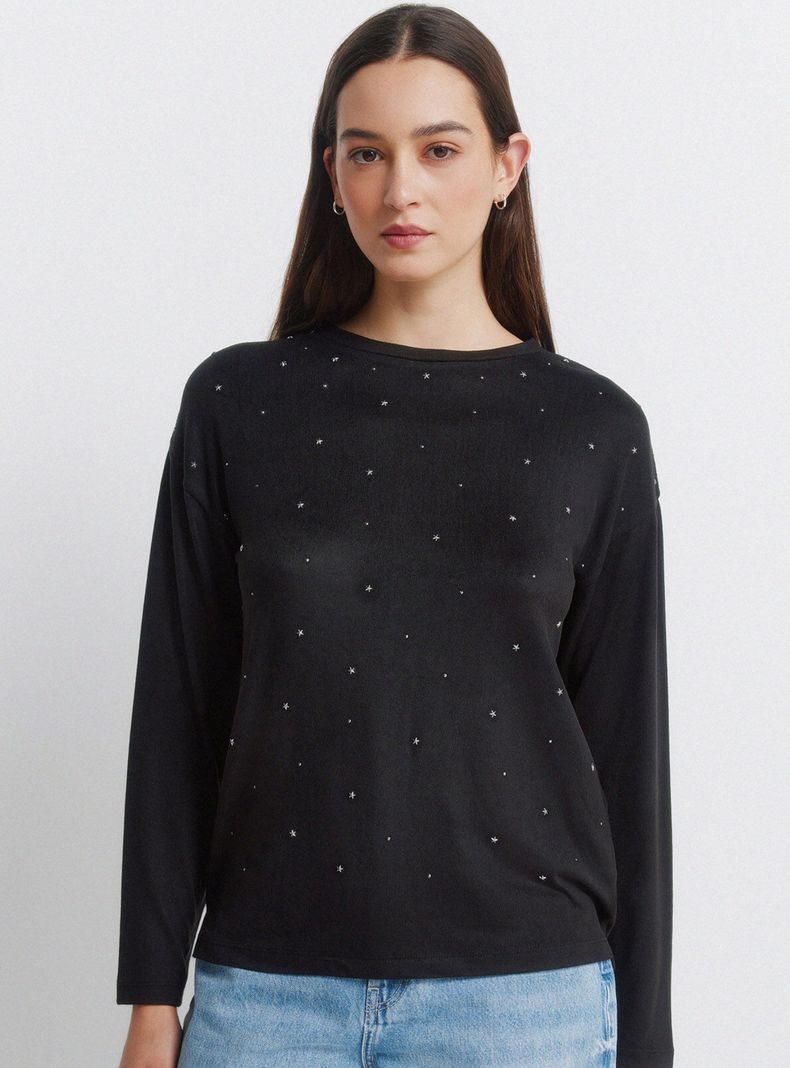 Polera Tachas Delantero
