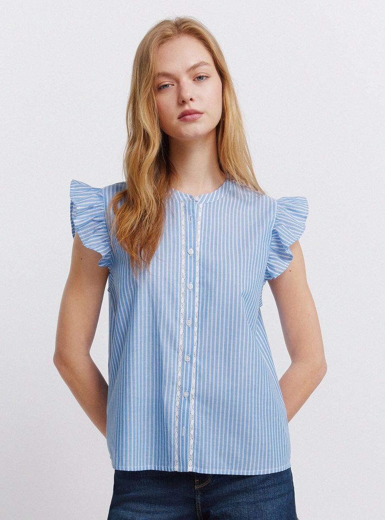 Blusa Lace Volante