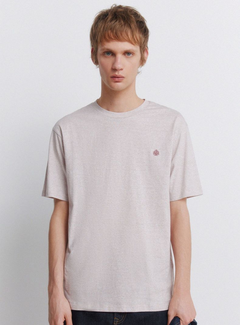 Polera Microraya Logo Bordado