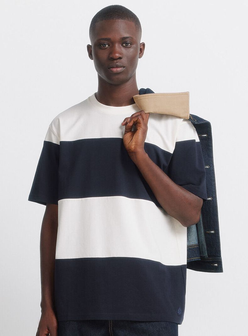 Polera Bloques de Color Regular Fit