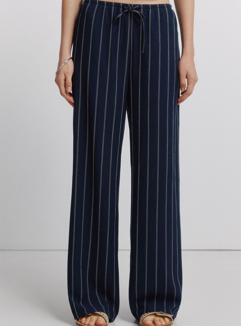 Pantalón Fluido Tiro Alto