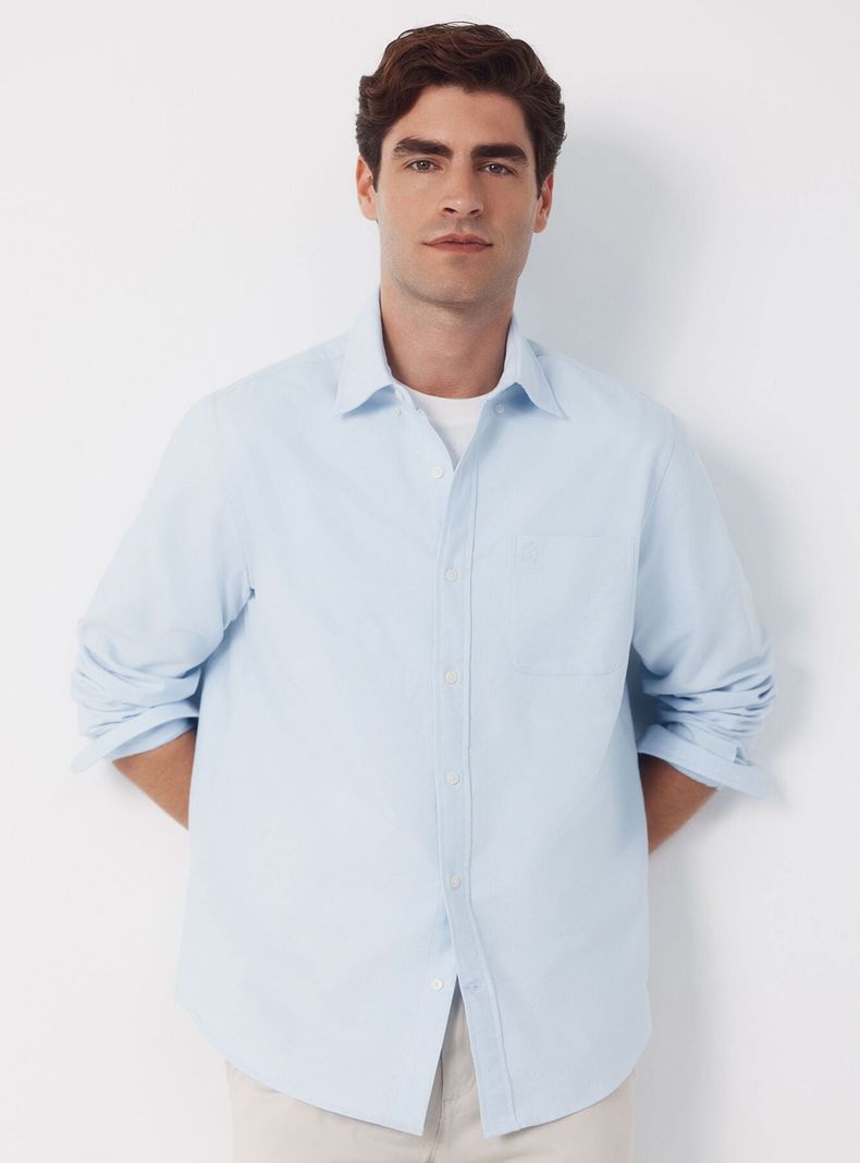 Camisa Oxford Lisa con Botones