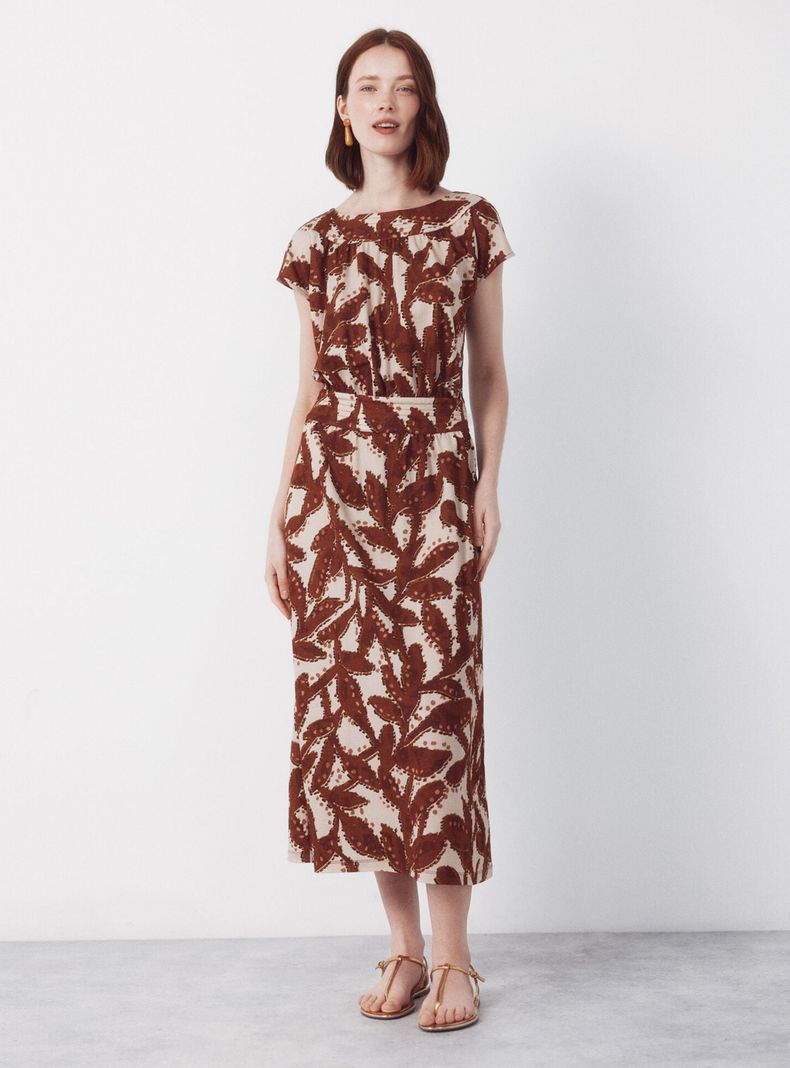 Vestido Piqué Estampado