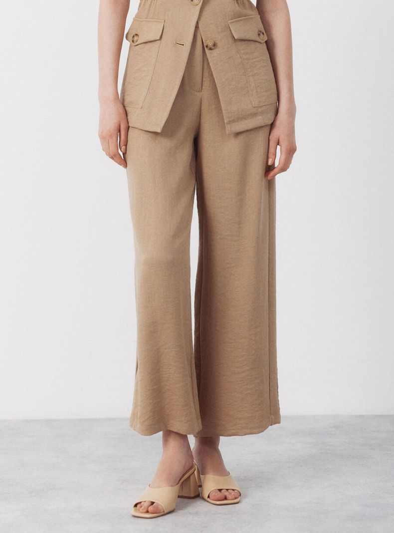 Pantalón Fluido Doble Pinzas