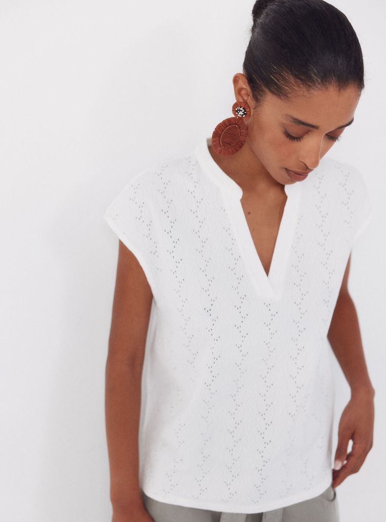 Polera Punto Calado