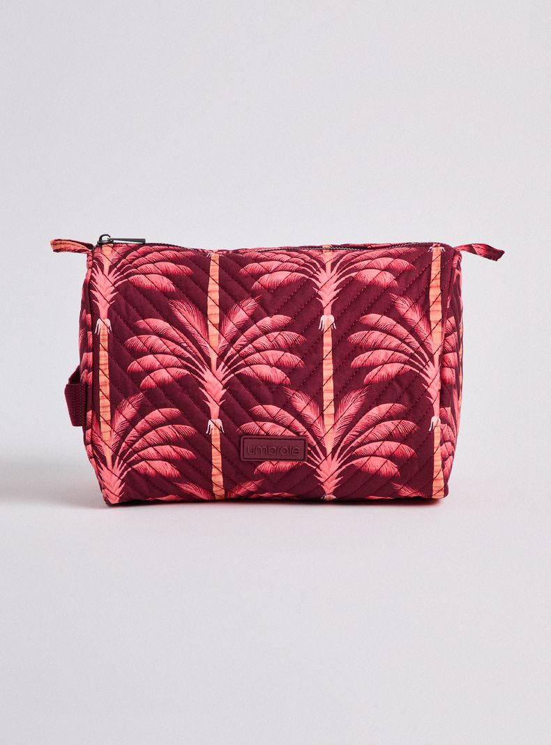 Cosmetiquero Quilt Estampado Naturaleza