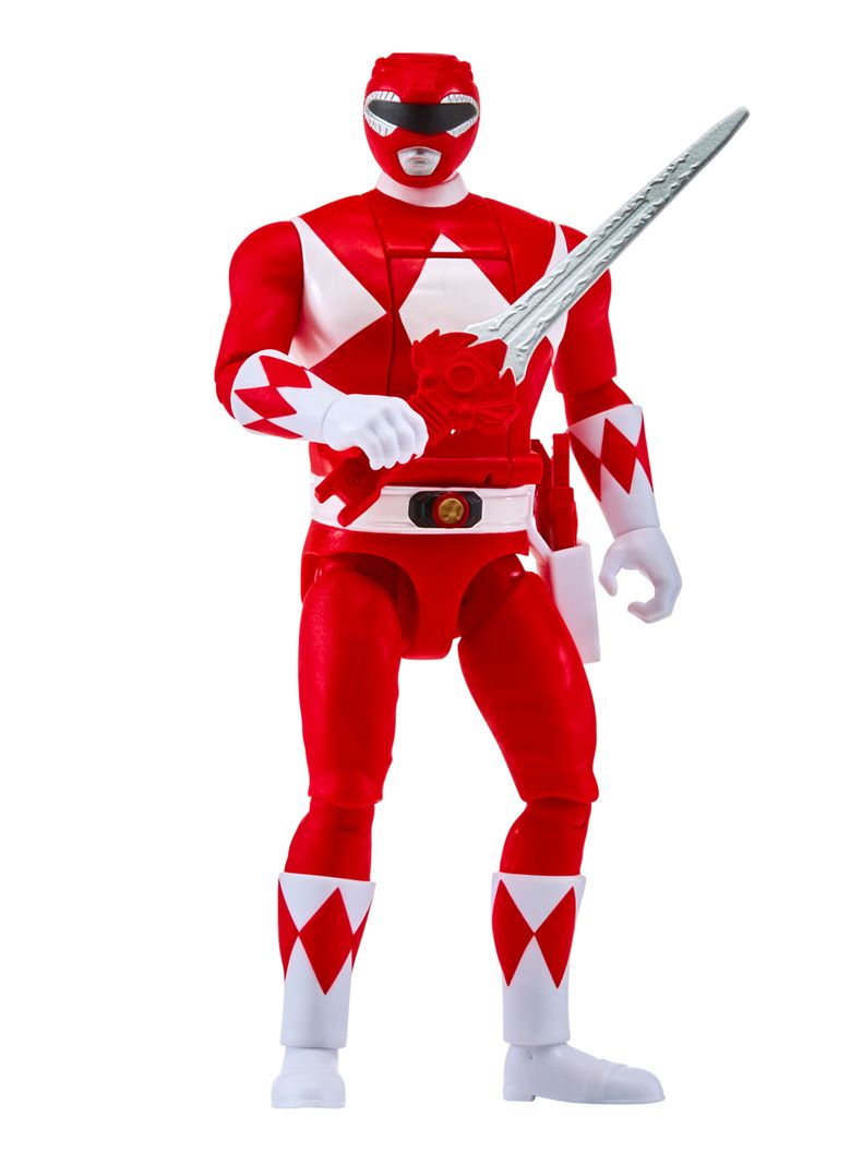 Figura de Acción Power Rangers Rojo Gira Cabeza