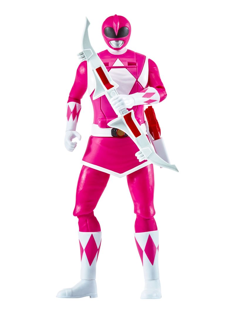 Figura de Acción Power Rangers Pink Gira Cabeza