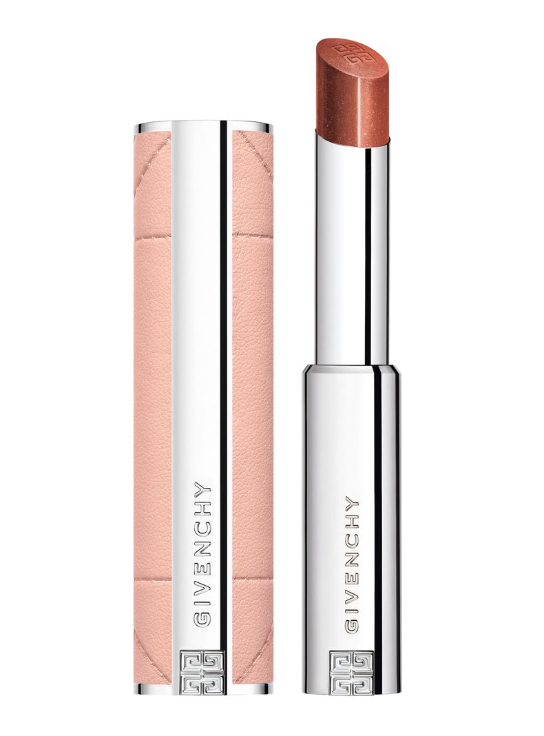 Labial Rose Perfecto Shine Color Chilling Brown 3.2 gr Givenchy