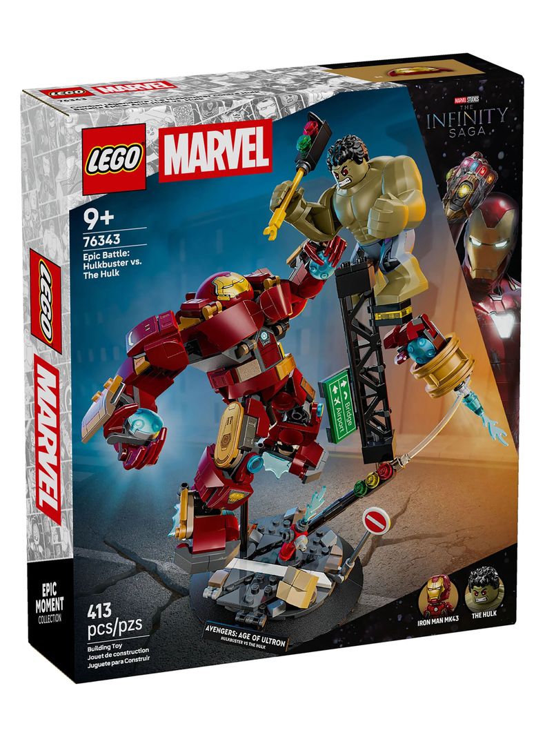 Lego Batalla Épica Hulkbuster Vs Hulk 413 Piezas
