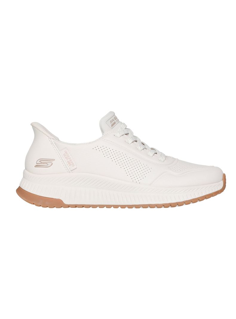 Zapatilla Urbana White Slip-Ins Bobs Squad 4 Mujer
