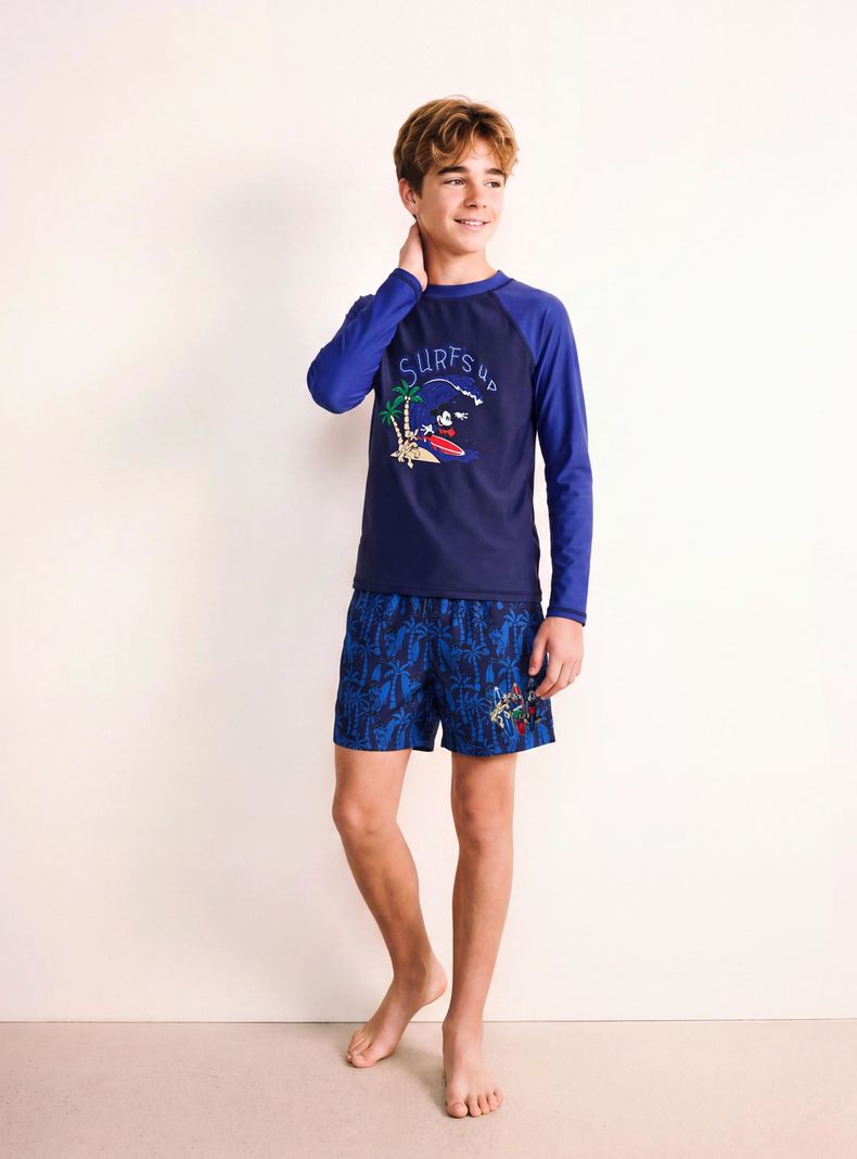 Traje de Baño Short Mickey Mouse y Pluto