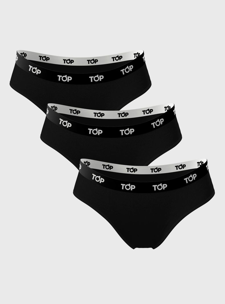 Pack 3 Bikini Color Básico