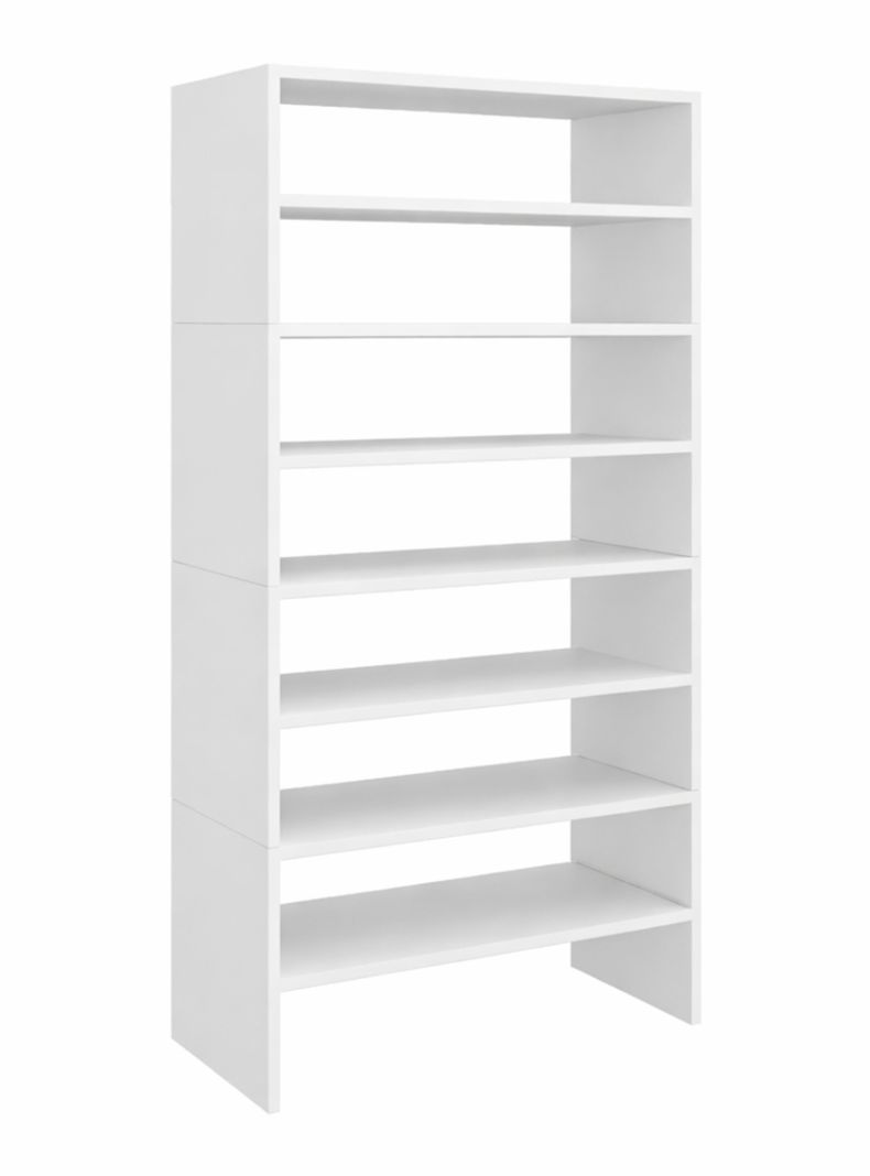 Módulo Zapatero Z-72 Apilable 8 Niveles - Blanco