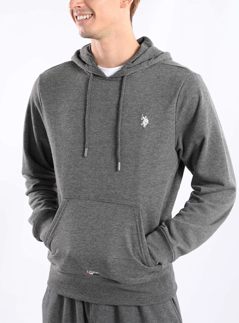 US POLO ASSN POLERÓN HOODIE LOGO BORDADO