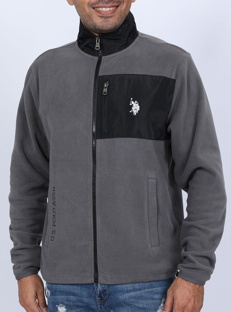 Polerón Fullzip Sport Block Logo