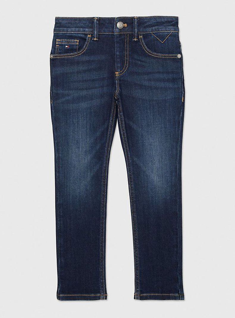 Jeans Slim Fit con Bolsillos Niño