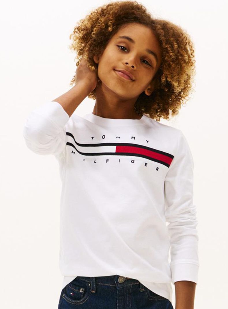 Polera Flag Rib con Logo TH Niño