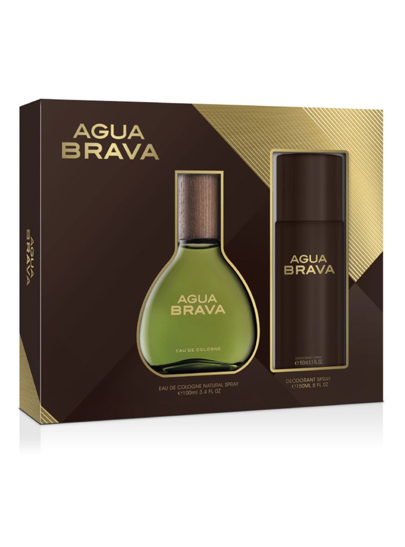 Set Perfume Agua Brava EDT Hombre 100 ml + Desodorante Spray 150 ml