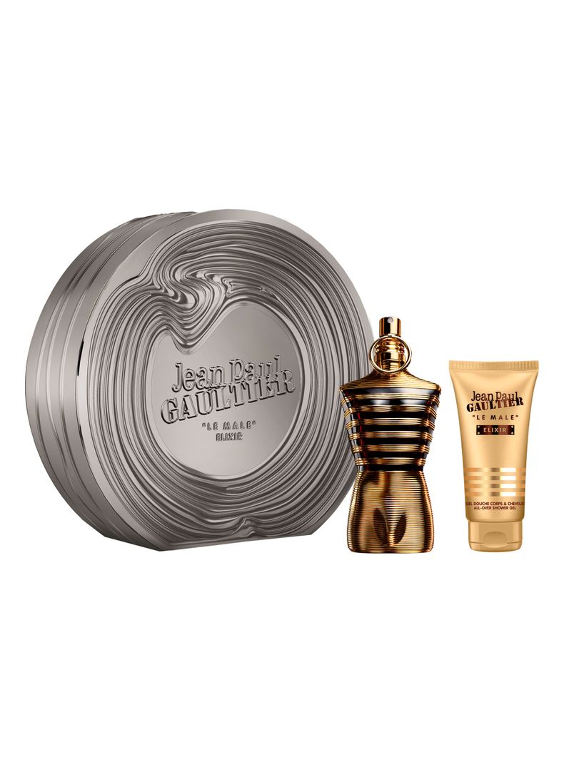 Set Perfume Le Male Elixir Parfum 125 ml + All-Over Gel de Baño 75 ml